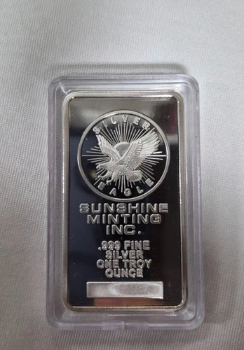 1 oz .999 Fine Sunshine Minting Silver Bar