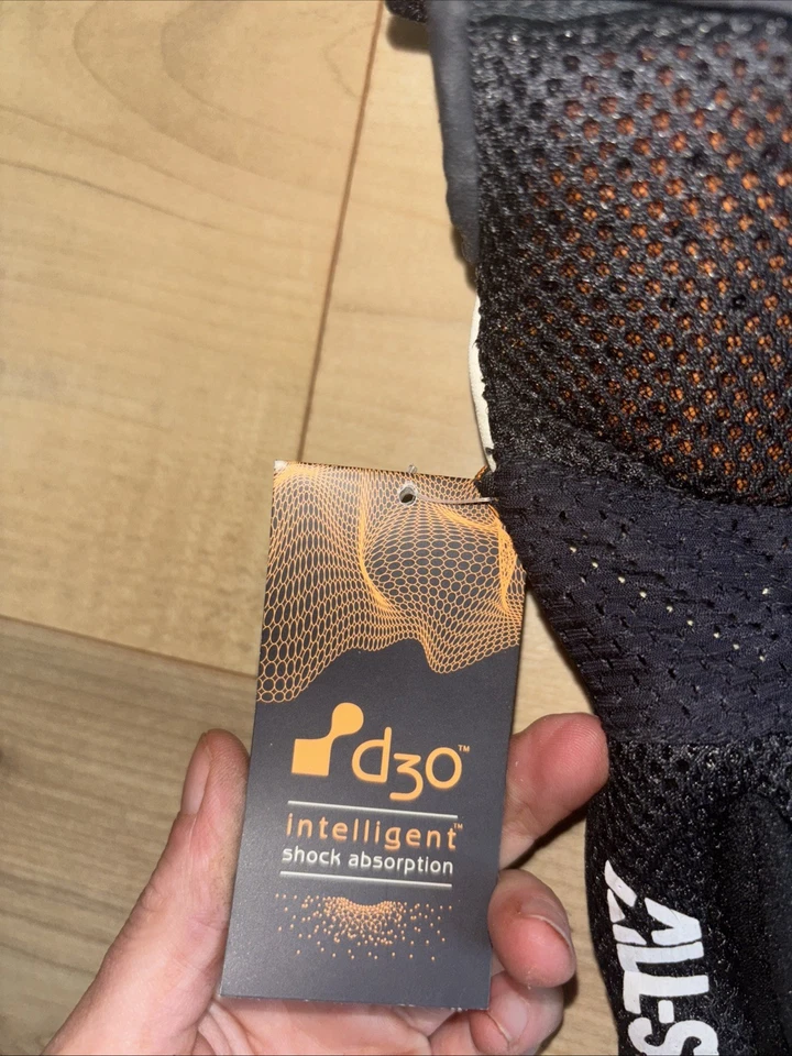 Guantes de bateo protectores Allstar D30 XL NUEVOS CON ETIQUETAS negros/blancos Foto 4 de 4