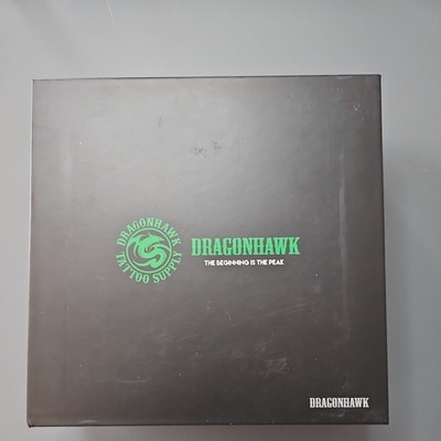 Dragonhawk A2 Tattoo Gun Kit Wireless Pen Machine Complete Supplies 2 Batteries