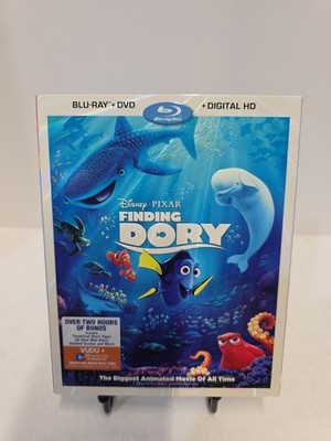 Finding Dory Disney Pixar BD Combo Pack Blu-ray + DVD 3 Disc Set