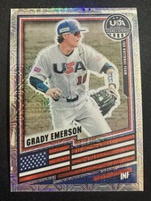 2026 Panini USA Stars & Stripes Grady Emerson MOJO PRIZM SP #'d /25🔥CLEAN🔥🔥