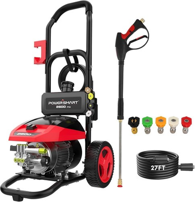 #ad PowerSmart DB1002 2600 PSI Electric Pressure Washer with Induction Brushless ... $181.85