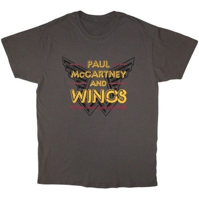 McCartney & Wings T-Shirt Wings Over America 1976 Vintage Retro Tee