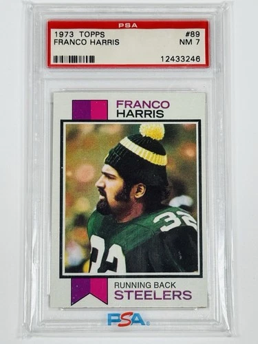 1973 TOPPS FRANCO HARRIS #89 PSA 7