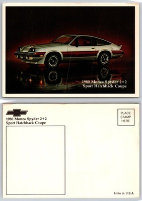 Monza Spyder Sport Hatchback Coupe Postcard
