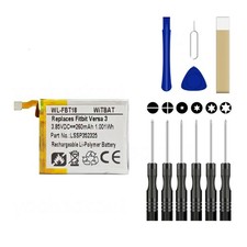 For Fitbit Versa 3 Smartwatch FB511 FB511GLNV FB511GLPK Battery LSS352325 260mAh