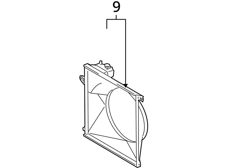 Coolant Reservoir 1GRFE Engine 6 Cylinder Fits 05-15 TACOMA 2055044 - Image 4 of 4