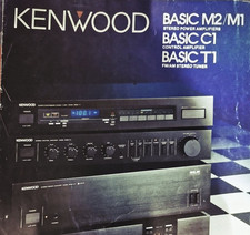 Kenwood Basic M1 C1 KT-51B Stereo System Set - Power Amp, Preamp & AM/FM Tuner