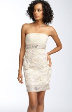 Sue Wong Beaded Strapless Dress Size 12 