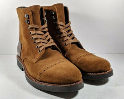 coach bleecker cap toe boots