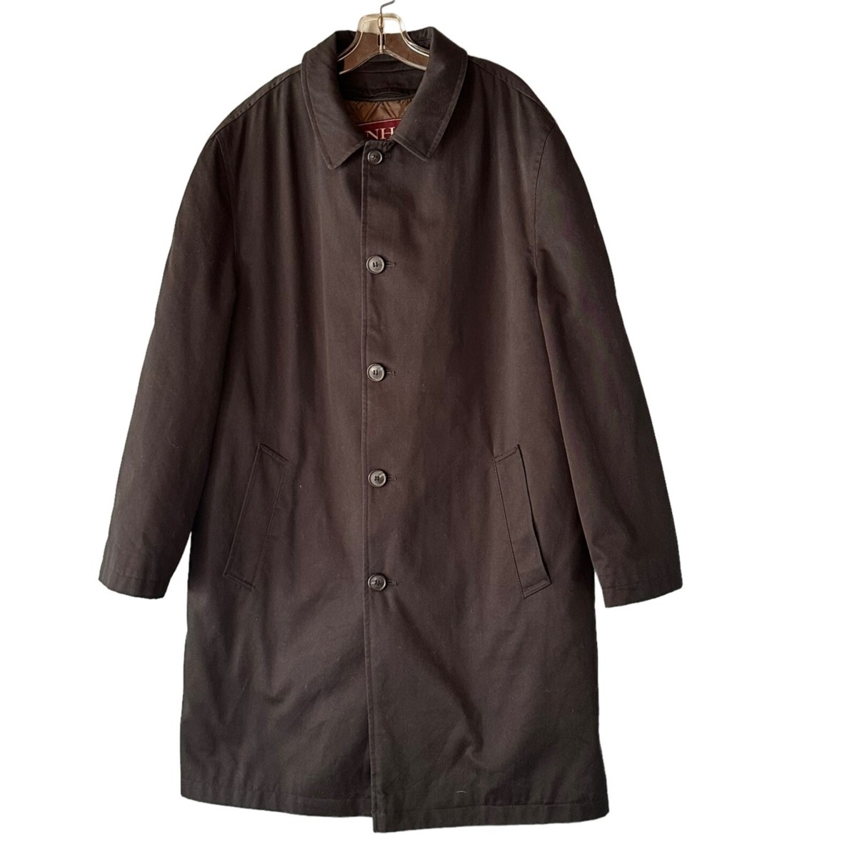 NEWPORT HARVOR トレンチコート Newport Harbor Mens Navy Wear Long Belted Trench Coat Style