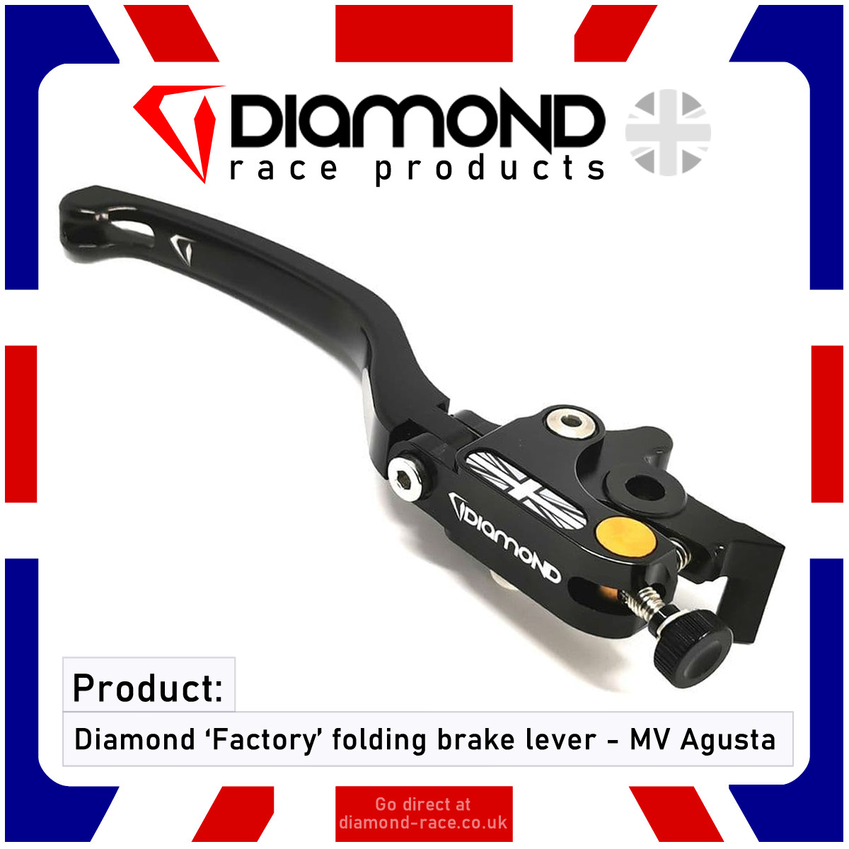 Diamond Factory Folding Front Brake Lever MV Agusta F4 RR
