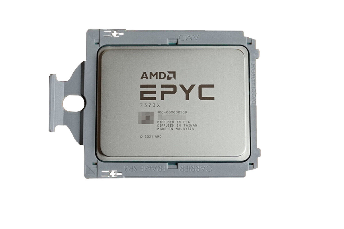 New AMD epyc 7373X unlocked 16core 32threads 3.25-3.8GHZ l3cache 