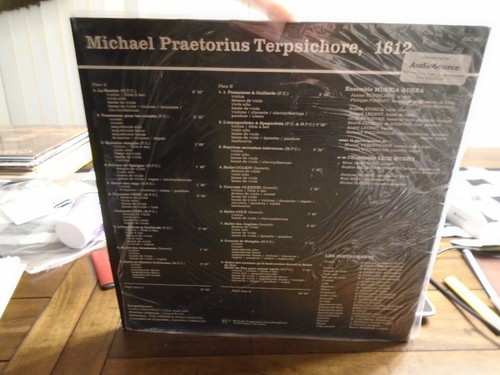 Michael Praetorius Terpsichore 1612 LP 1979 Ricercar vinyl EX IN Shrink Import - Picture 2 of 2