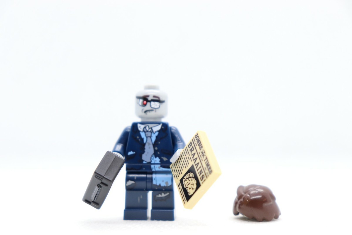 Zombie Businessman Series 14 Braaains Tile CMF LEGO® Minifigure