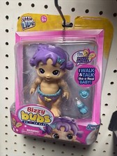 Little Live Bizzy Bubs Polly Petals Walk Talk Doll - w/Doll Bottle Pacifier