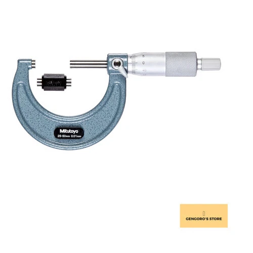 Mitutoyo 103-150 Outside Micrometer  Baked-enamel Finish  Ratchet Stop