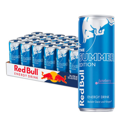 24 x 250 ml Red Bull Energy Juneberry (SEABLUE Edition) inkl. Pfand