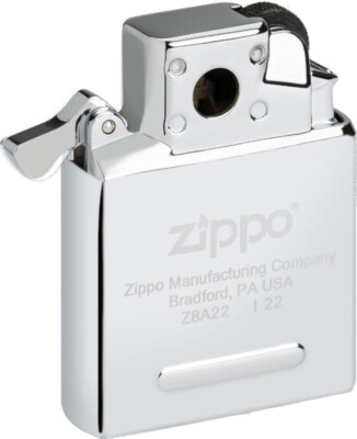 ORIGINAL ZIPPO ''PIPE'' LIGHTER INSERT / GAS FLINT IGNITION FLIP