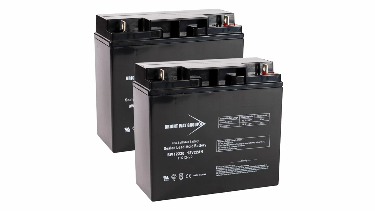 MIGHTY MAX BATTERY 12V 22AH SLA Battery For Black Decker, 57 OFF