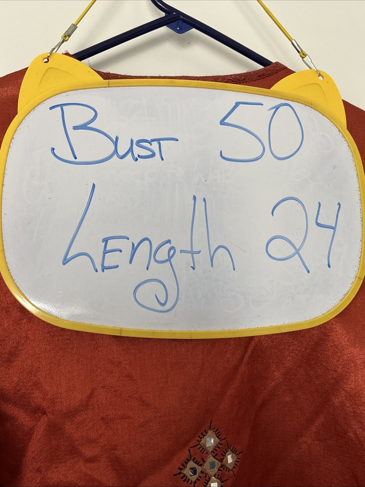 Flashback Rust/Orange Patchwork Embroidered Jacke… - image 12