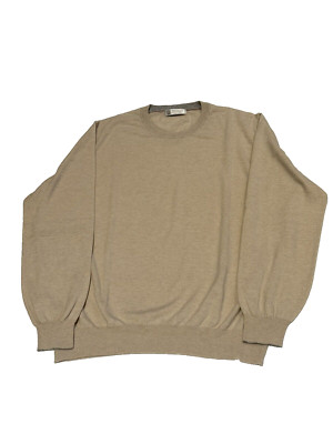 BRUNELLO CUCINELLI アイボリー セーター Mサイズ M~L相当 Brunello Cucinelli Cashmere Sweater Men's Beige - Size 62