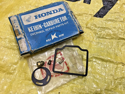 Carb Rebuild Kit Motorcycle Deluxe Carburetor Rebuild Kit For Honda CB100, CL100, SL100, XL100 - Jets, Gaskets, Needles Honda Carburetor Kit