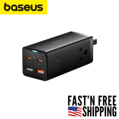 Baseus 65W GaN3 Pro PD Fast Desktop Charger USB Type C Ports