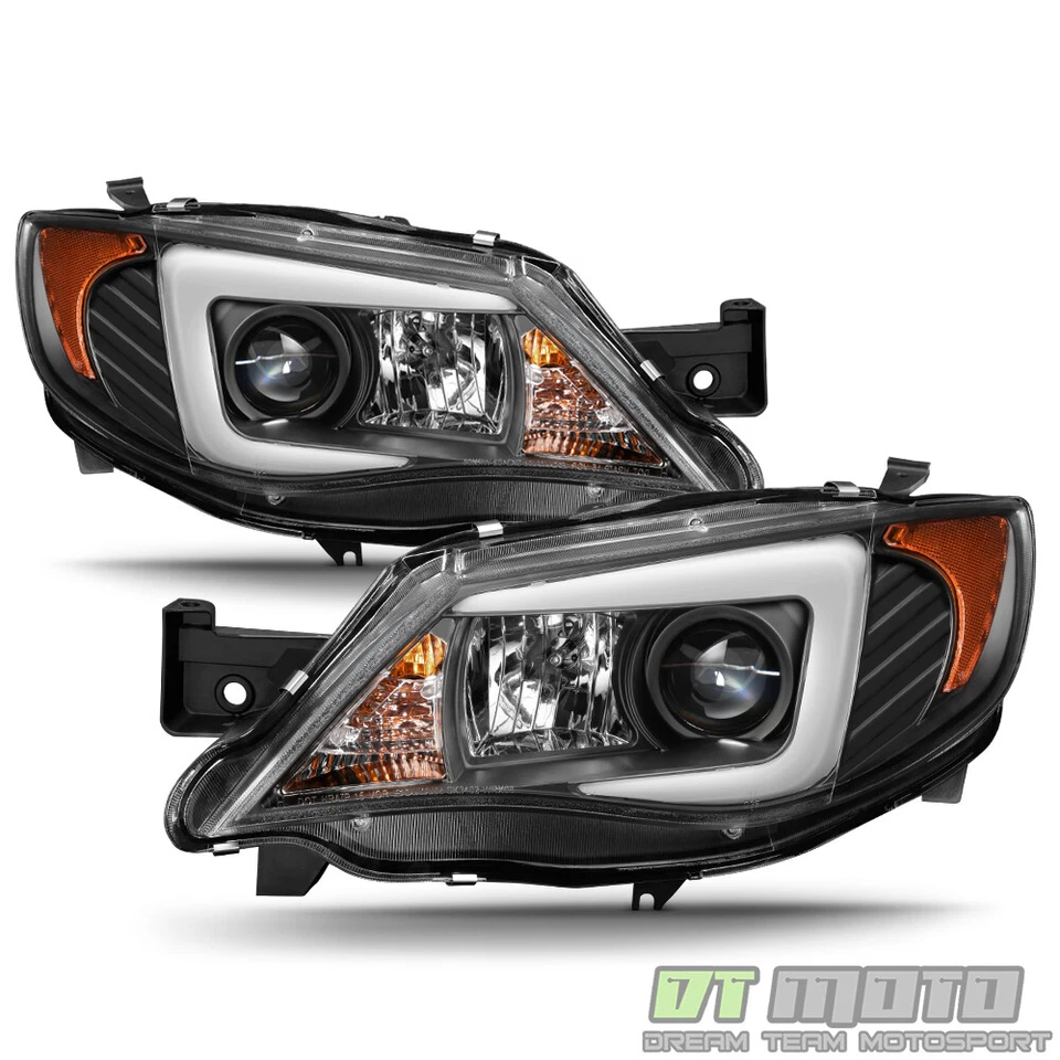 For 2008-2014 Subaru Impreza WRX HID/Xenon D2S  LED Tube Projector Headlights - Image 3 of 4