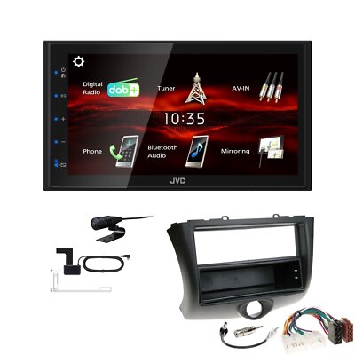 JVC KW-M180DBT DAB+ Autoradio für Toyota Yaris Verso Facelift 2003-2005