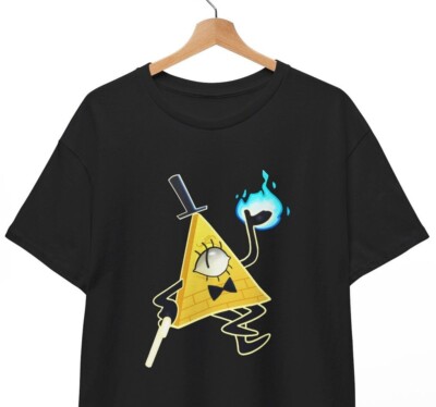 Gravity Falls Bill Cipher Walking T-Shirt, Unisex Tee, All size