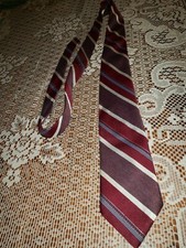 KETCH Mens Tie Red stripped