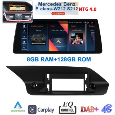 10.25'' 8+128GB Android 13 Autoradio GPS CarPlay Navi Mercedes-Benz E-Klasse W212