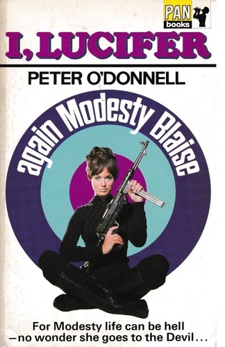 I, Lucifer - Peter O'Donnell, 1969 Pan Paperback, Modesty Blaise