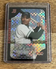 2005 Bowman Chrome X-Fractors #108 Carl Crawford /225