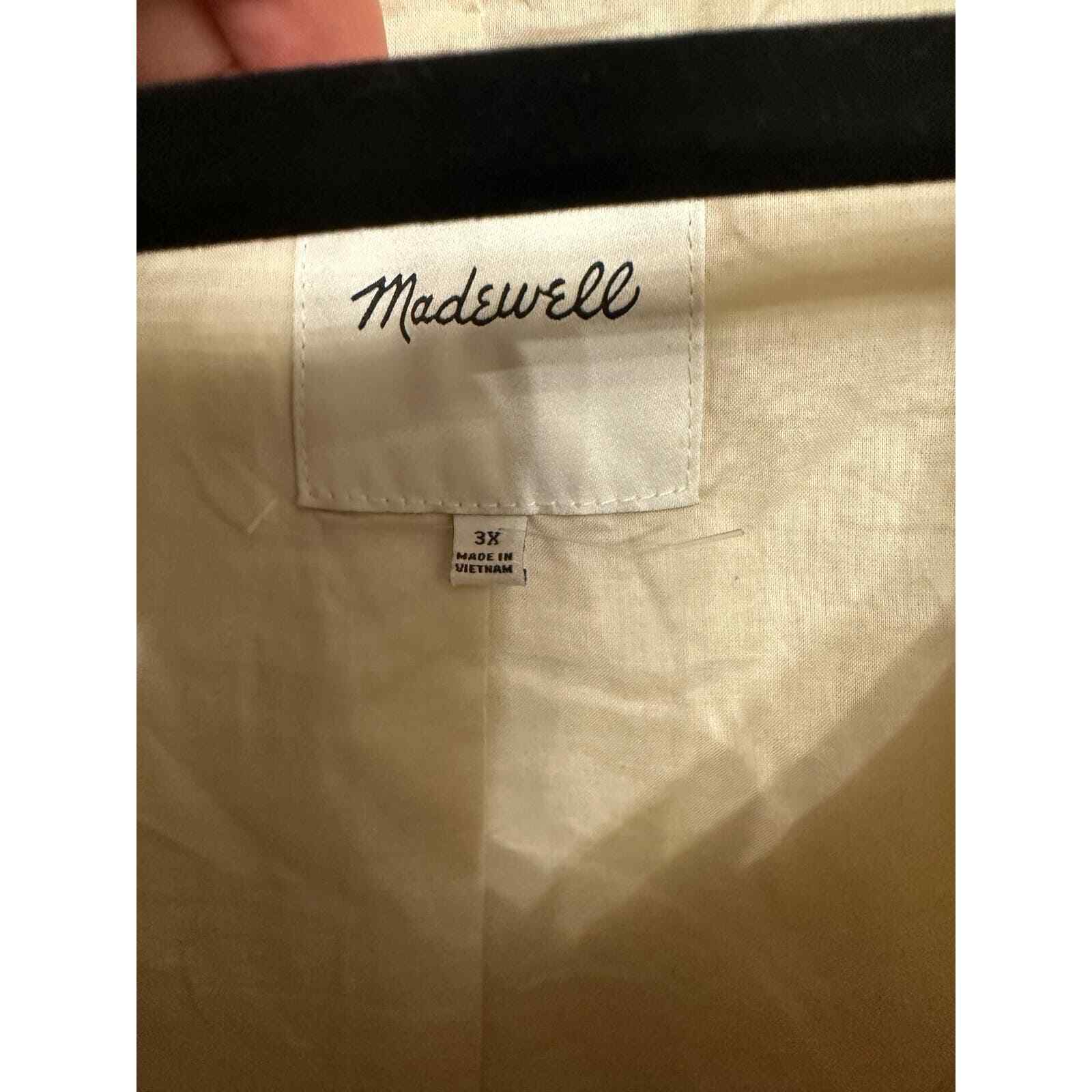 Madewell Size 3XL Cream Sherpa Coat - image 2