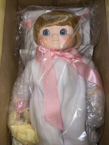 Goebel Dolly Dingle Bambola di porcellana musicale carica 11” Little Bunny Snooks - Foto 5 di 8