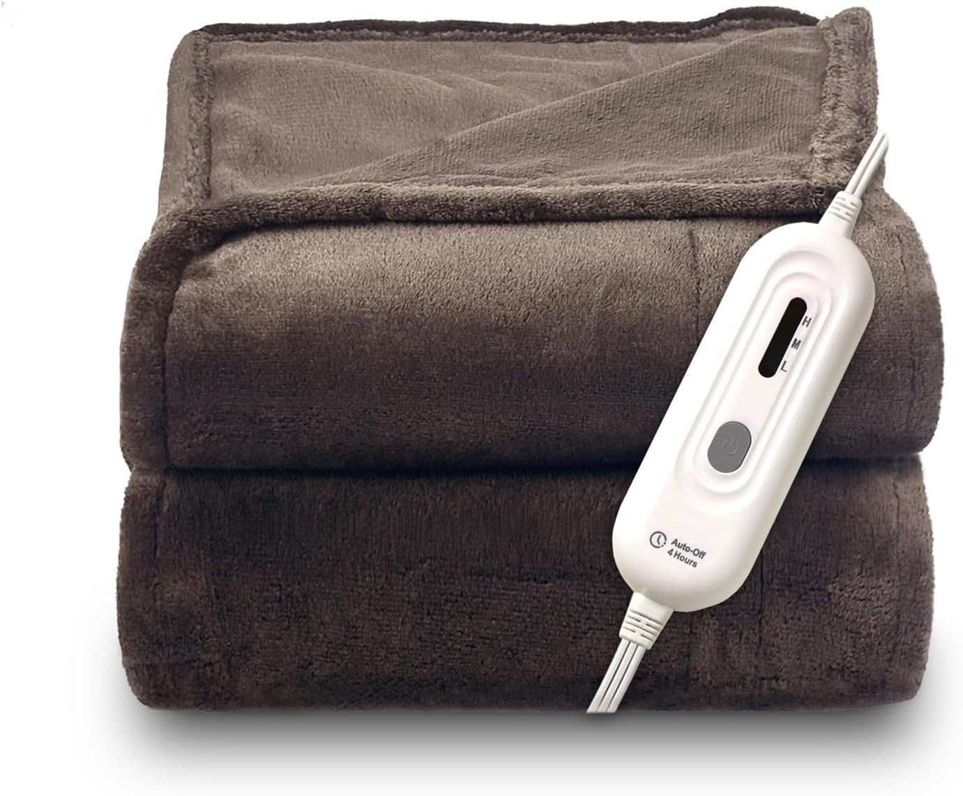 Super Cozy Soft Electric Heated Flannel Blanket Throw 50x60