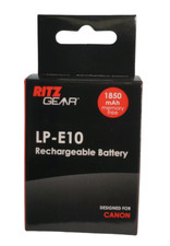 Ritz Gear Rechargeable Battery 1850mAh for Canon LP-E10