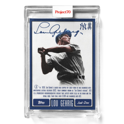 Topps Project70 636 - 1997 Lou Gehrig by Don C 