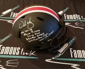 urban meyer signed helmet