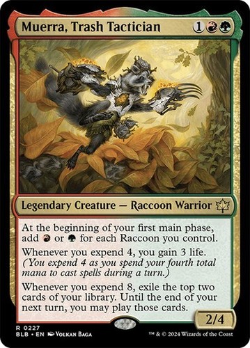 Muerra, Trash Tactician, Bloomburrow, Magic the Gathering, MTG