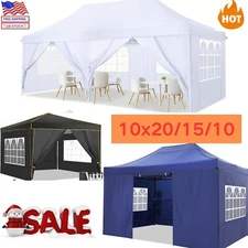 10x20/10x15/10x10FT Pop Up Canopy Tent Sidewalls,Waterproof Commercial Gazebo
