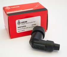 LUCAS  black plug cap, non resistor type  LUCZFH, LZFH