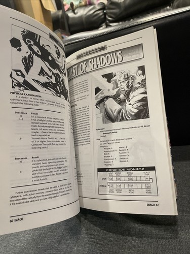 Imago A Shadowrun Adventure RPG 7309 Fasa Corp 1992 NEAR MINT - Picture 3 of 4