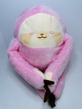 2022New W/Tag Sloth Hanging Ultra Soft Pink Plush Stuffed Animal W/Latch On Paws