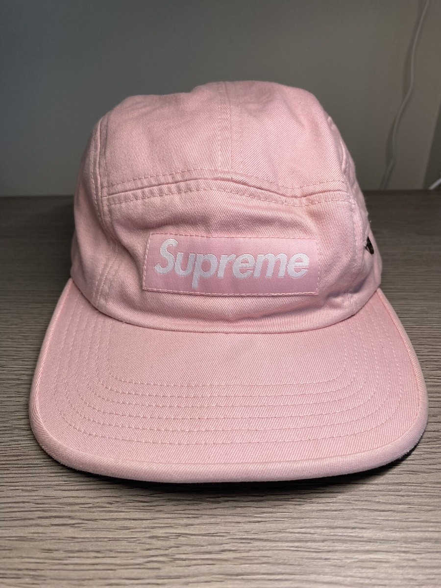 Supreme Authentic Side Zip Twill Camp Cap Pink One Size S/S Supreme Authentic Side Zip Twill Camp Cap Pink One Size S/S