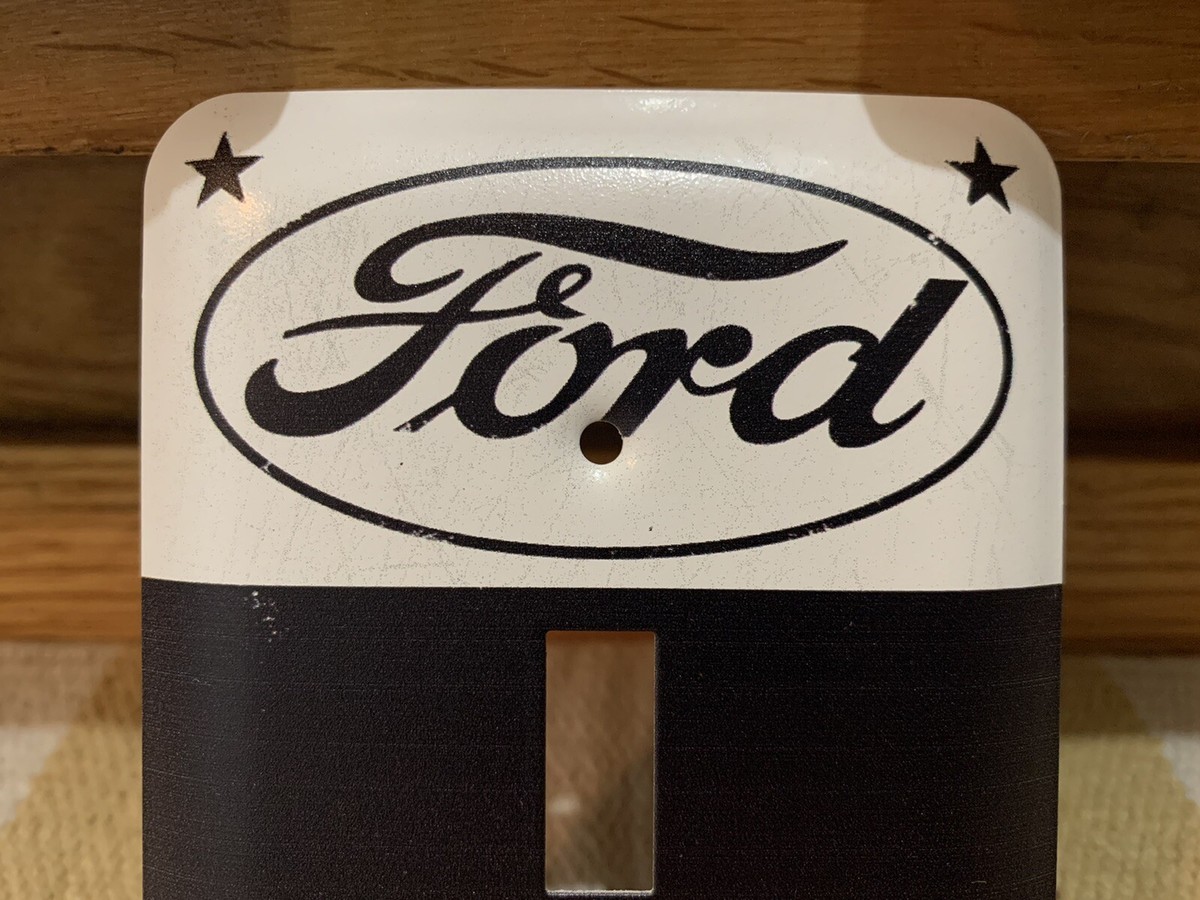 Ford Light Switch Plate Cover Genuine Parts Service Garage Gas Oil
