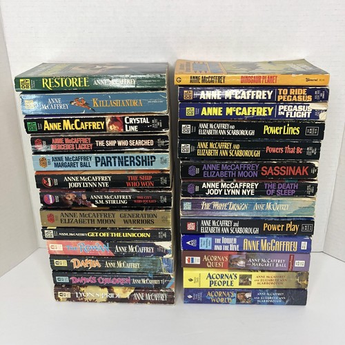 ANNE MCCAFFREY LOT (26) Petaybee/Pegasus/Planet Pirates/Crystal Singer + More! - Picture 7 of 12