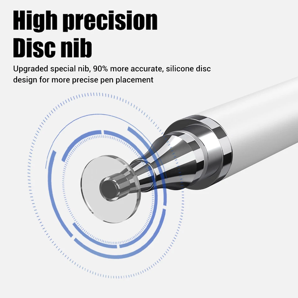 Lápiz óptico para Apple Tablet Móvil Android iPhone iPad Pantalla táctil capacitiva. Foto 4 de 4